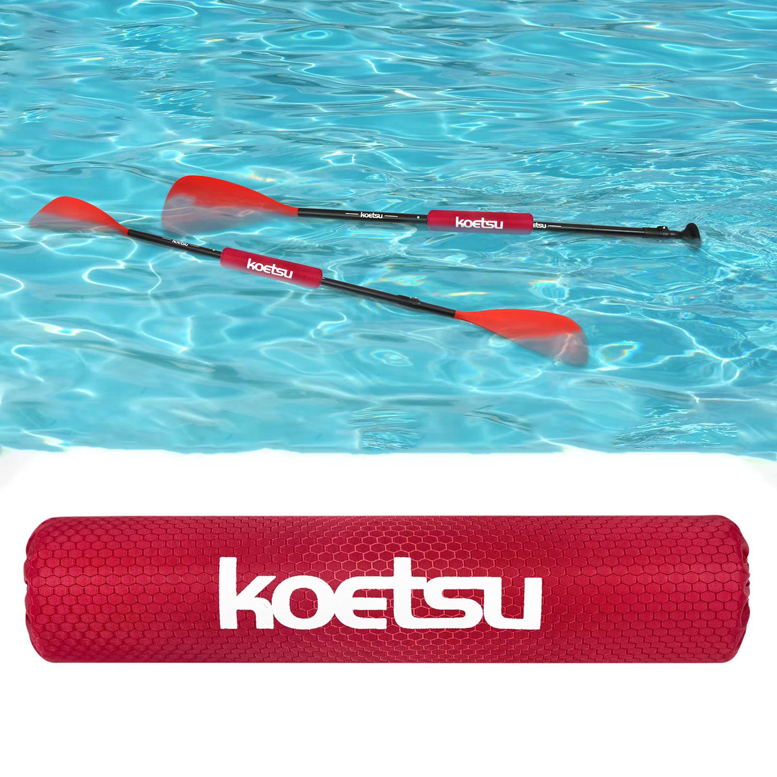 Pagaie flottante 420D en PU et mousse EPE