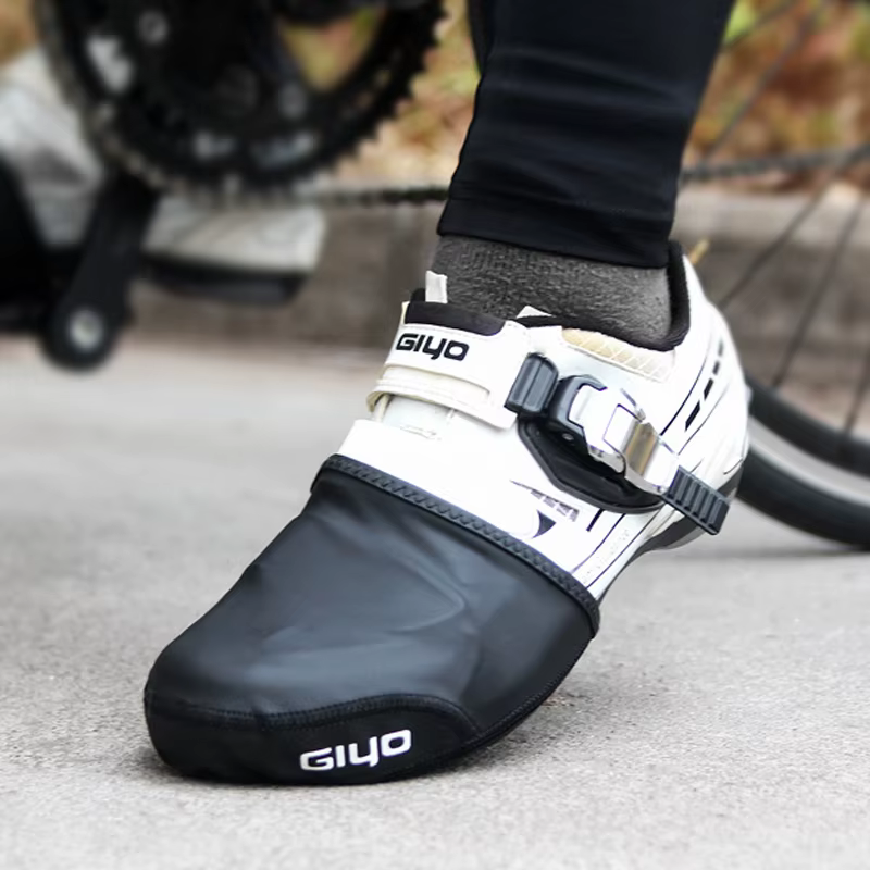 GIYO couvre-chaussures imperméables anti-dérapant chaud protecteur réfléchissant demi-orteil