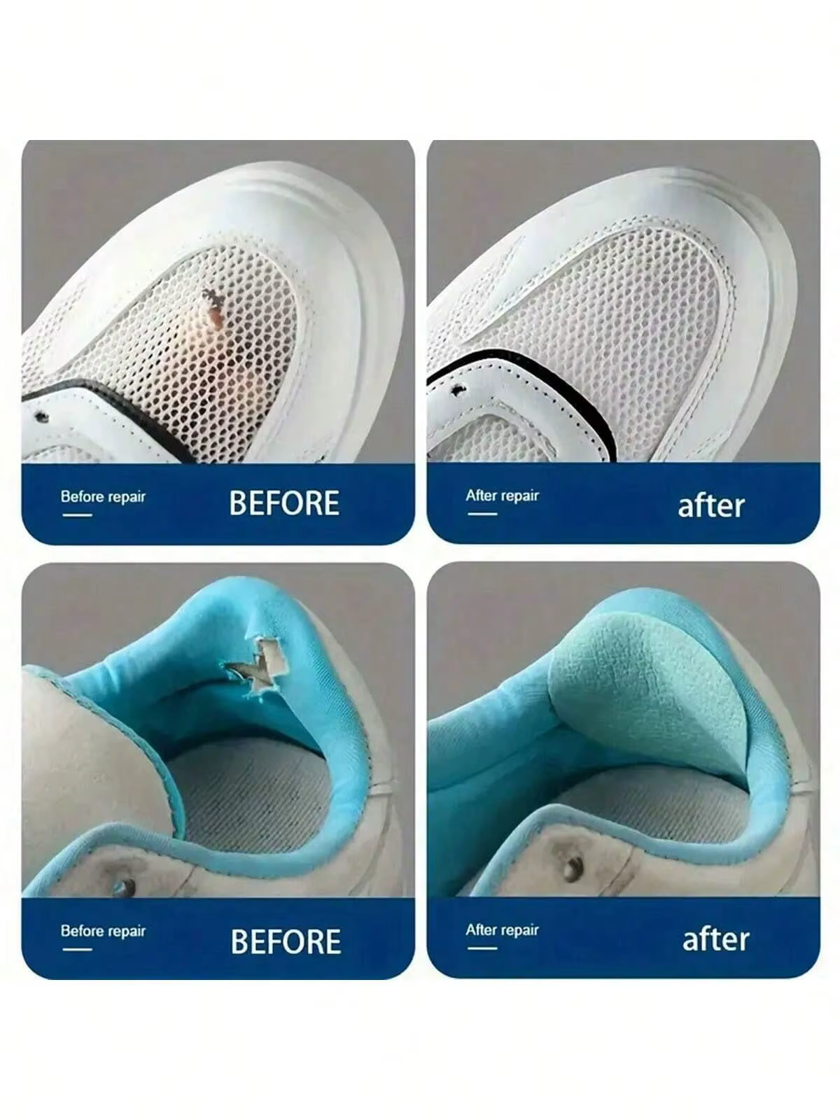 Patchs adhésifs de réparation de chaussures de sport