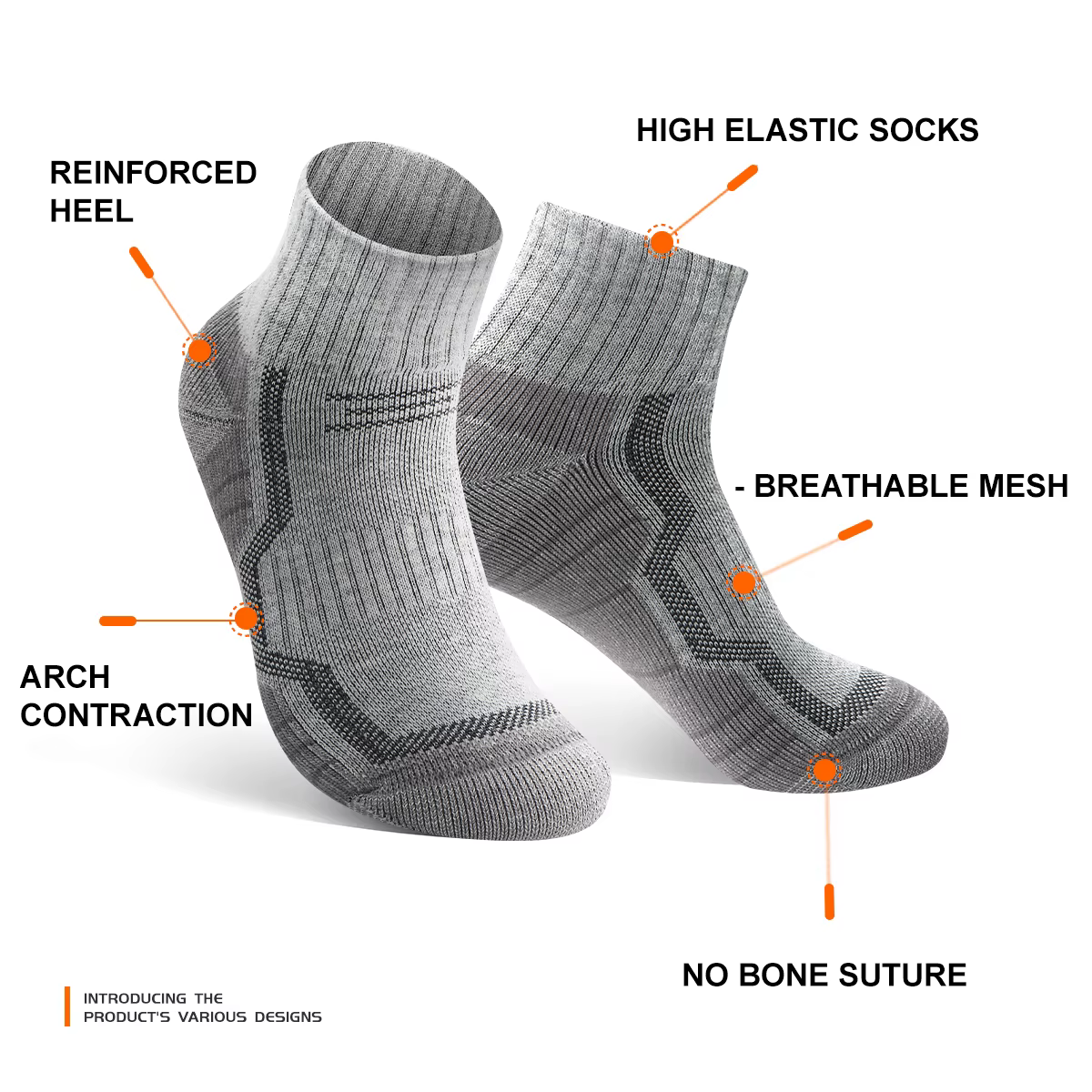 WRELS chaussettes thermiques en laine mérinos hiver chaud Ski randonnée snowboard escalade Compression