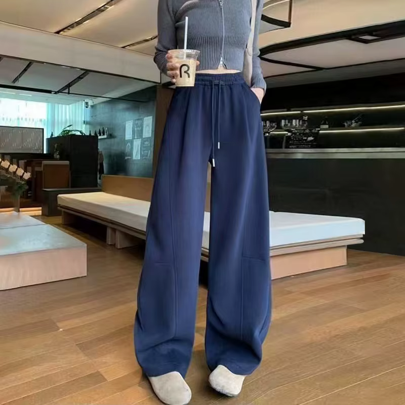 Nouveau Pantalon à jambes larges pour femmes printemps automne