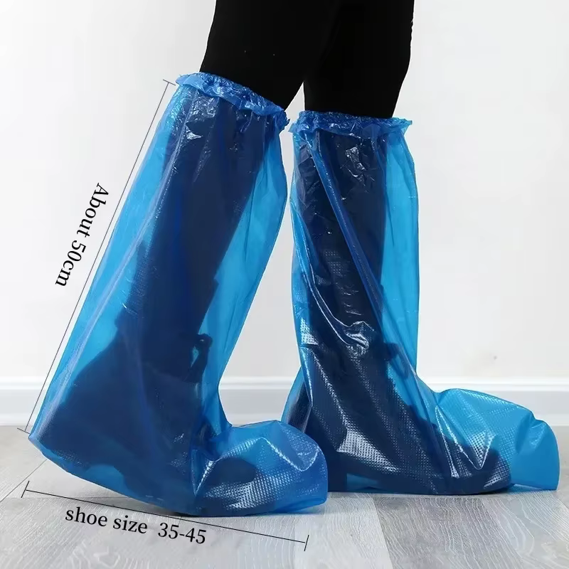 Protège-chaussures jetables imperméables pour l'extérieur