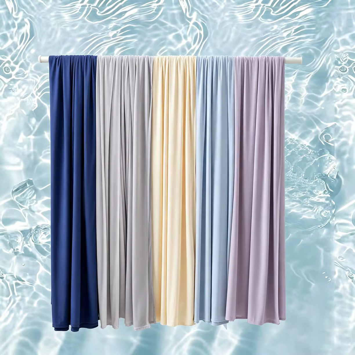 Drap de lit en soie rafraîchissante avec des propriétés absorbantes et respirantes