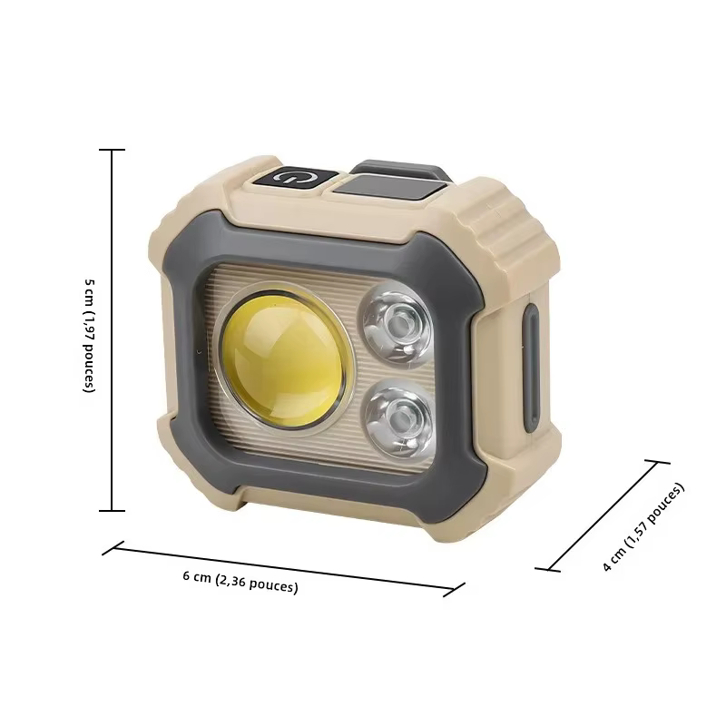 Lampe frontale avec lumière forte