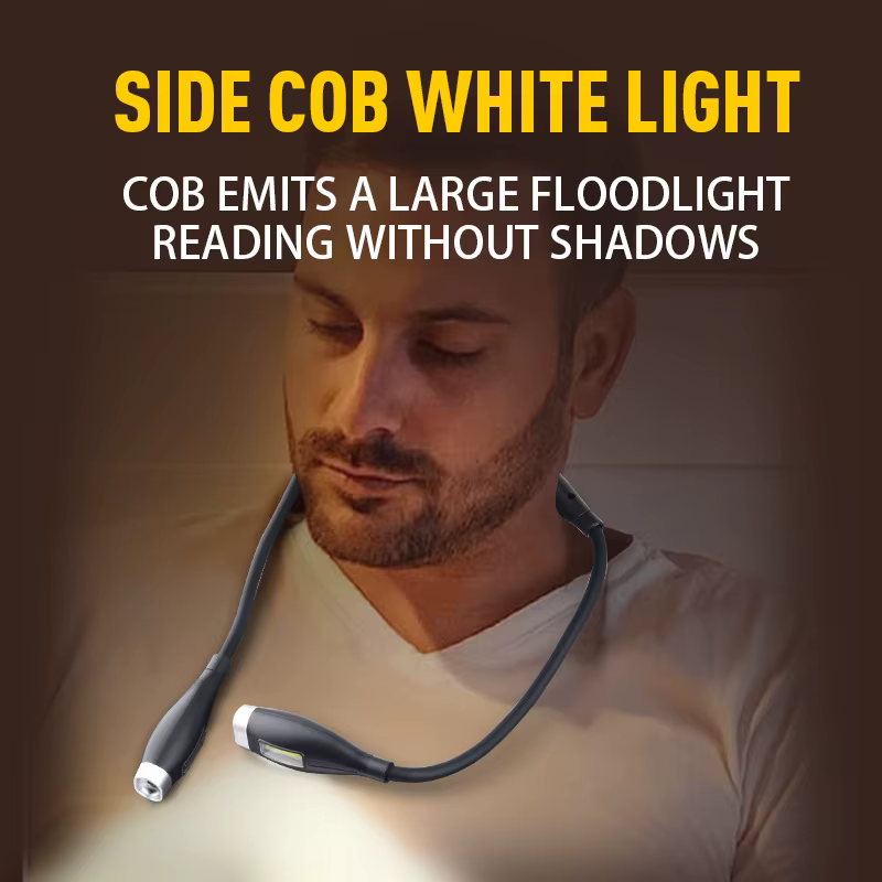 Lampe de cou de lecture LED portable