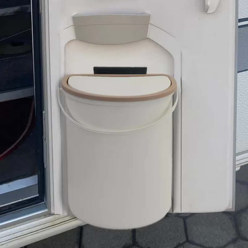 Poubelle 10L avec couvercle pour camping-car