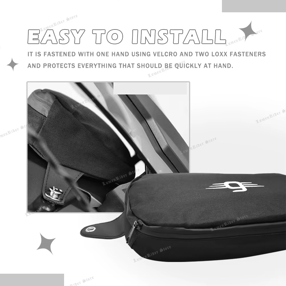 Sac de Cockpit pour BMW K1600B K1600GT K1600GTL K1600 Grand America sac de tête de moto sac de rangement sac intérieur sac de rangement