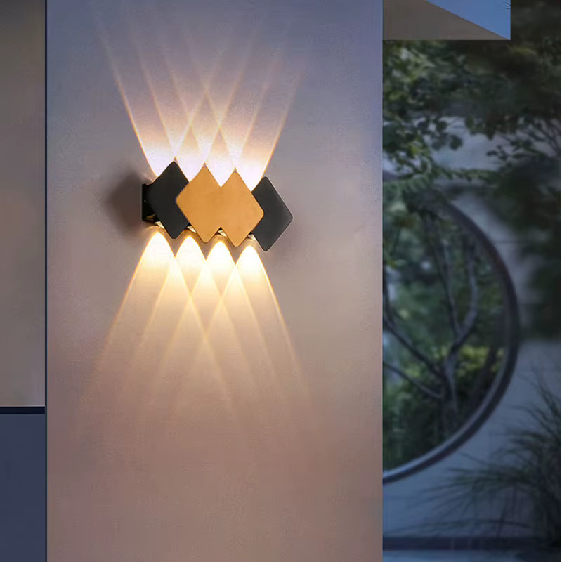 Applique murale étanche, Led de salon moderne et minimaliste, bâtiment à Double tête, couloir, lampe de balcon