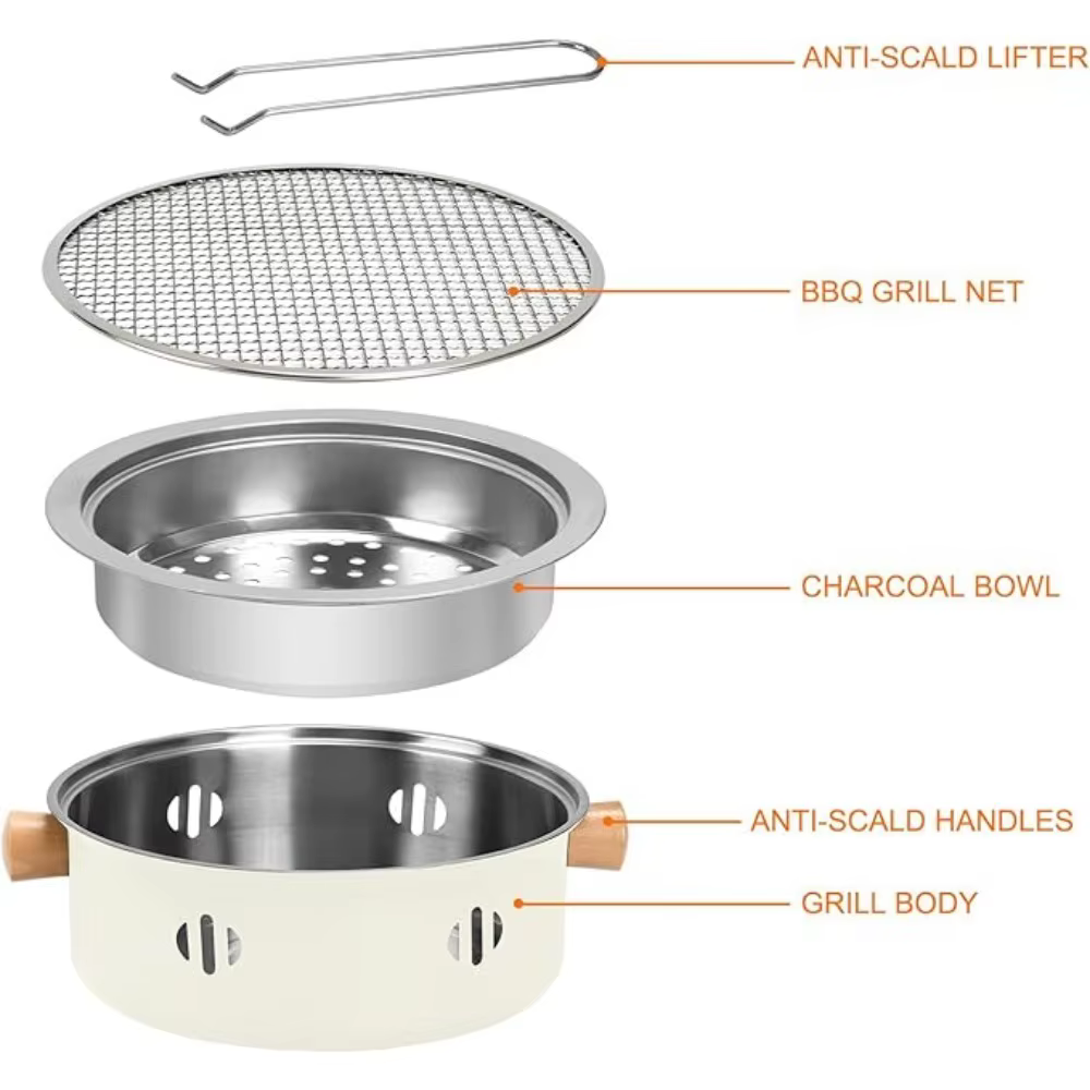 Poêle à Barbecue Portable polyvalente