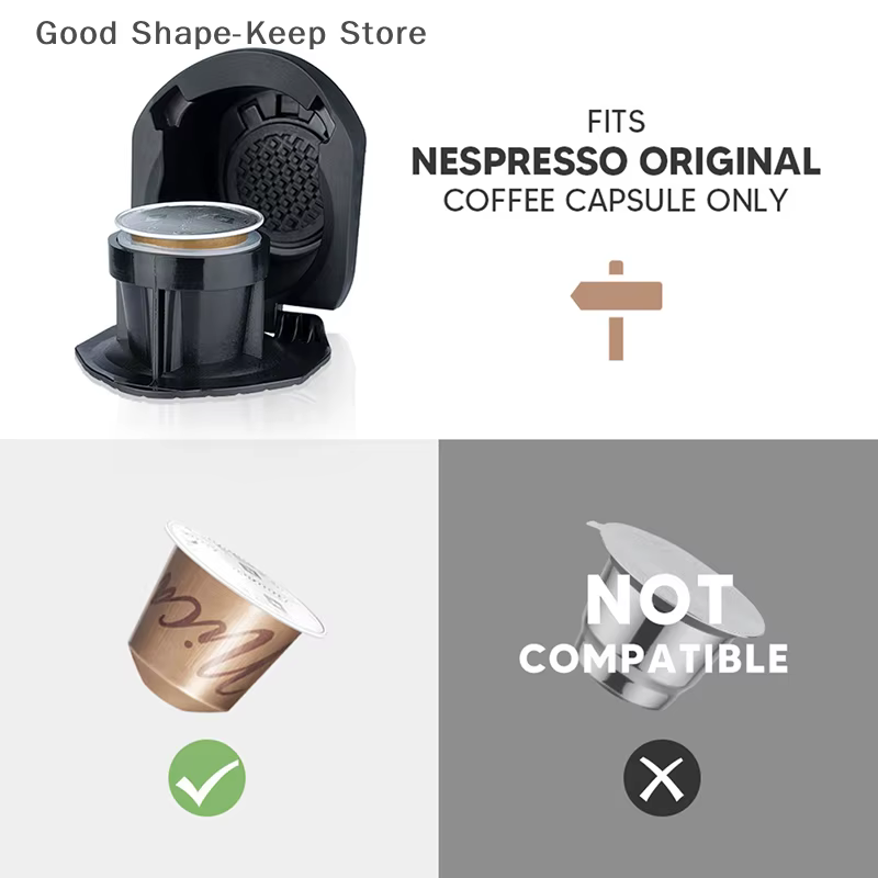 Adaptateur de capsules de café réutilisables pour broyeur de dosettes Dolce Gusto Genio S Crema
