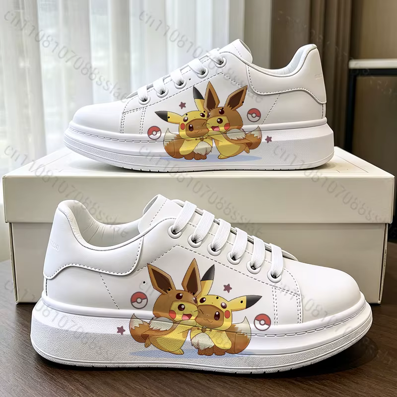 Chaussures de sport décontractées à motif de dessin animé Pikachu pour adultes