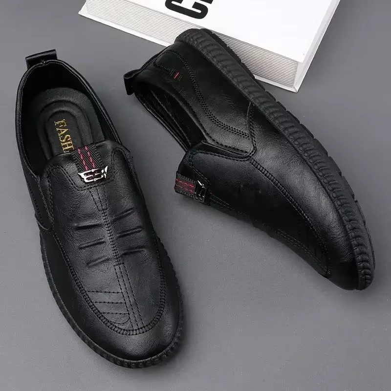 2025 chaussures en cuir d'affaires mocassins