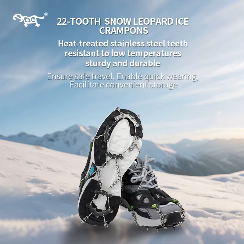 BRS 22 dents pointes de neige en plein air hiver randonnée escalade Crampons