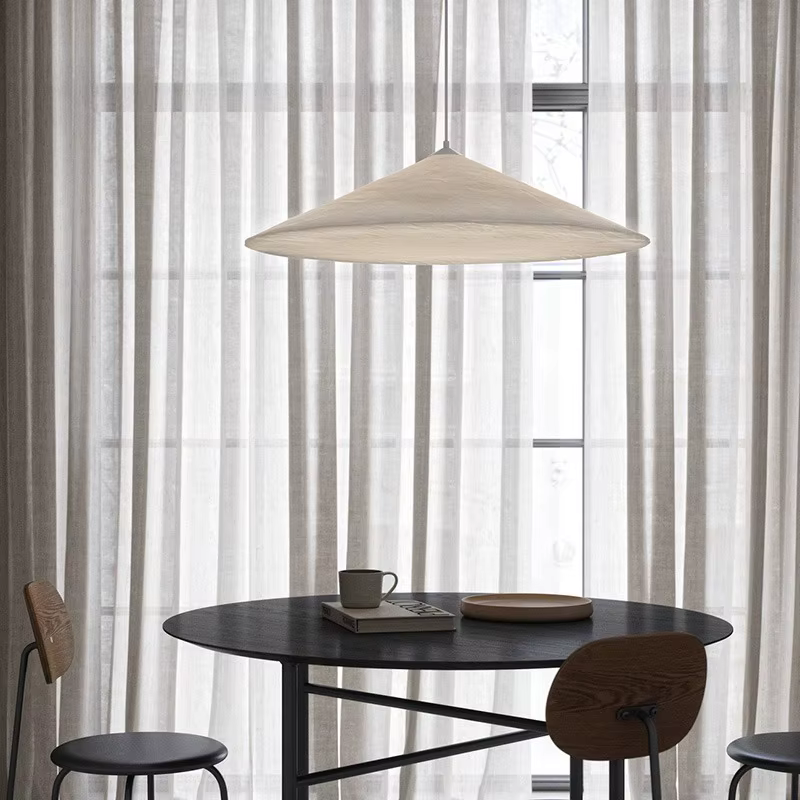 Lampe suspendue en soie japonaise, lustre créatif en tissu pour chambre à coucher, restaurant, comptoir de bar, salle à manger, décoration de la maison