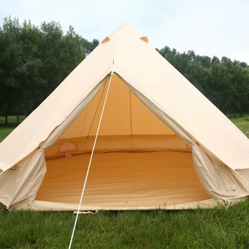 Tente cloche en toile de coton robuste de 3m