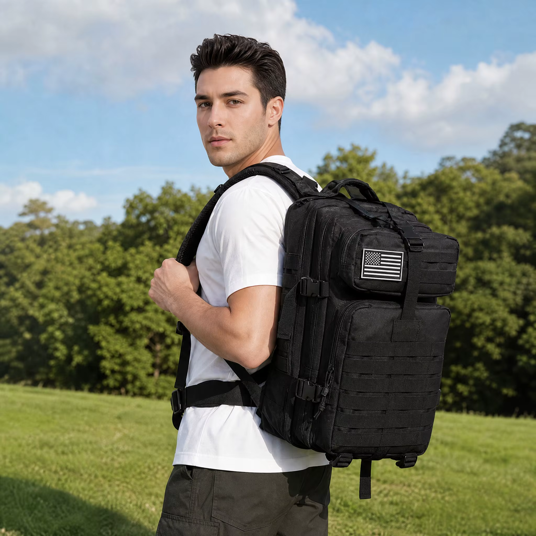 Sac à dos tactique classique pour homme