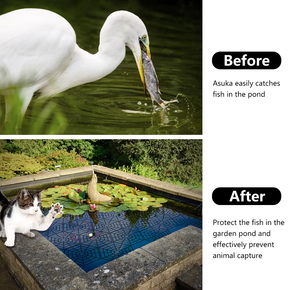 Filet de Protection Flottant pour Étang