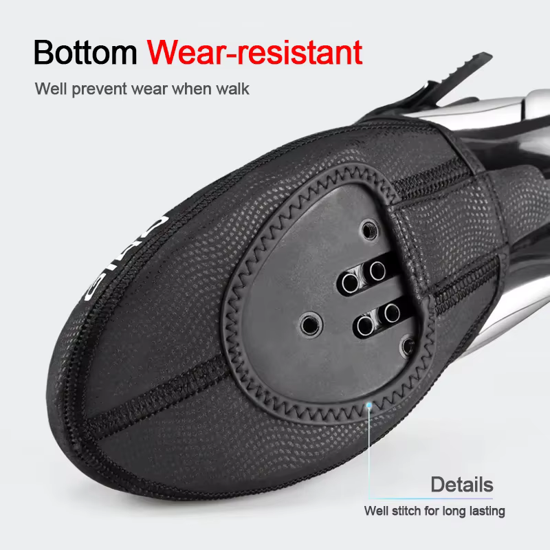 GIYO couvre-chaussures imperméables anti-dérapant chaud protecteur réfléchissant demi-orteil
