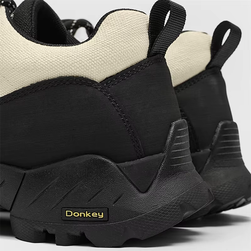 High Quality Leather Hiking Shoes Durable Outdoor Sport Men Trekking Leather Shoes Lace-Up Climbing Hunting Sneakers