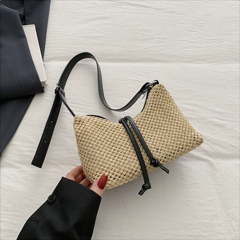 Sac fourre-tout tissé fait main au crochet