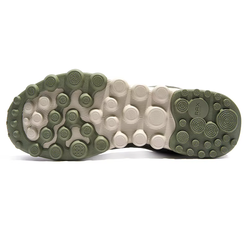Chaussures de randonnée antidérapantes vert armée pour hommes