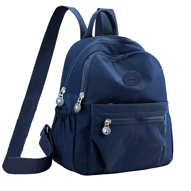 Sac à bandoulière double, tissu Oxford à la mode, sac pour hommes et femmes, tissu en nylon, sac à dos de shopping décontracté