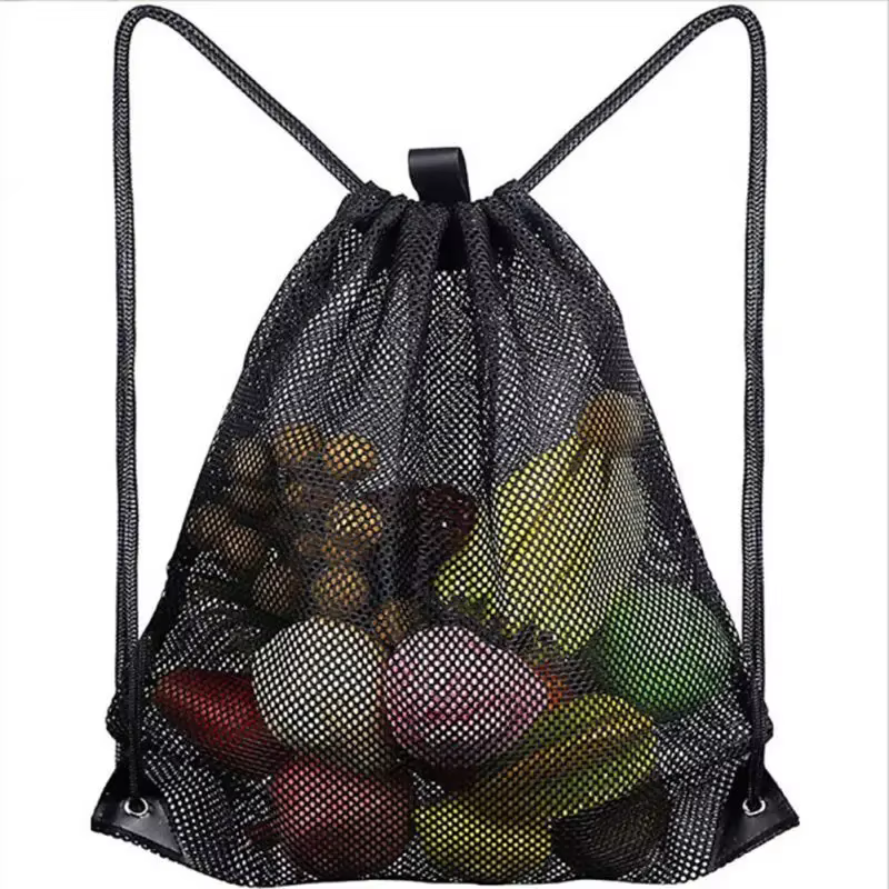 Sac à dos à mailles avec cordon de proximité