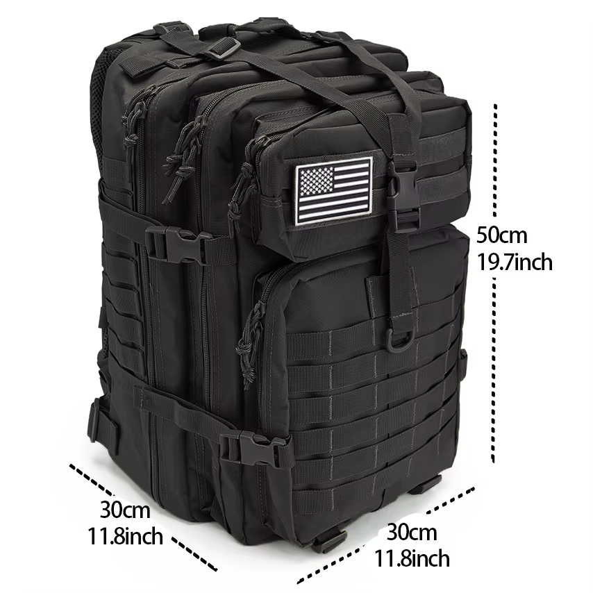 30/50L sacs à dos tactiques homme
