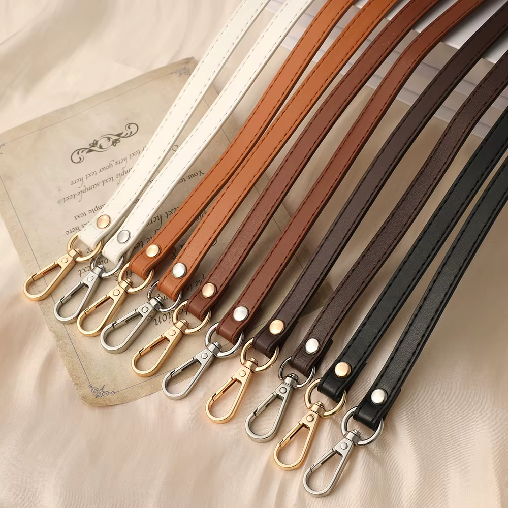Sangle de sac en cuir PU réglable de 120cm de Long pour femmes