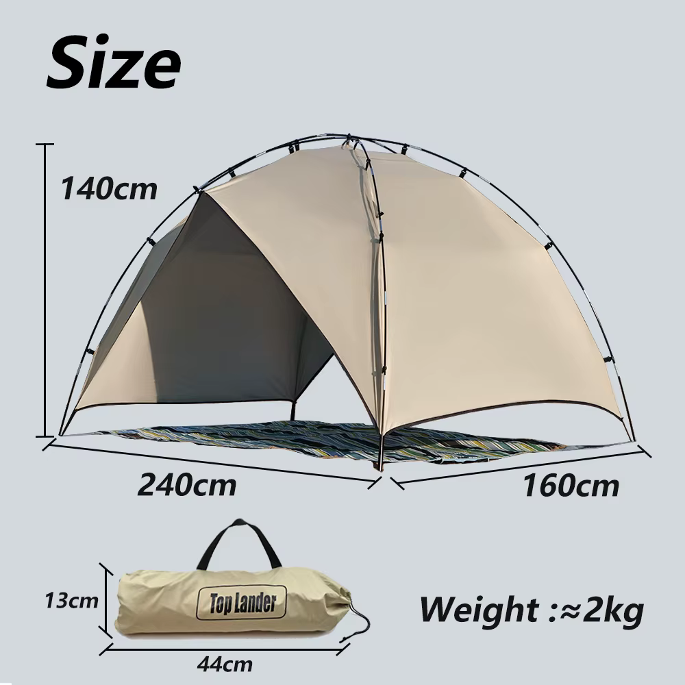Tente de Camping légère pour 2 à 4 personnes