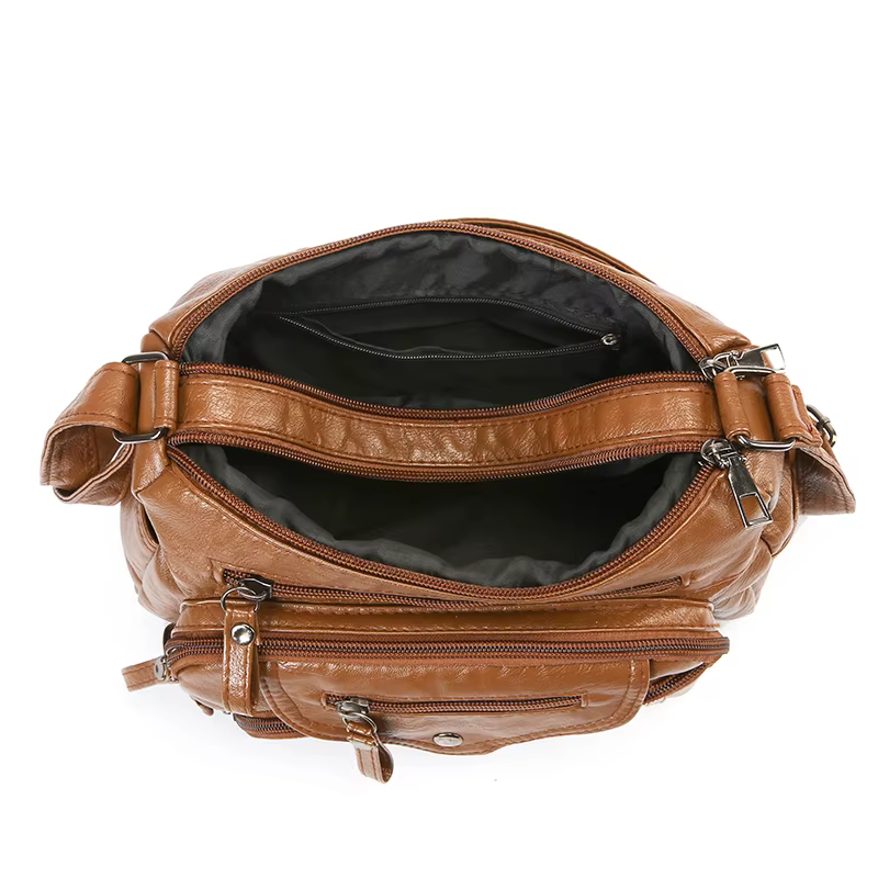 Sac à bandoulière en cuir pour femme