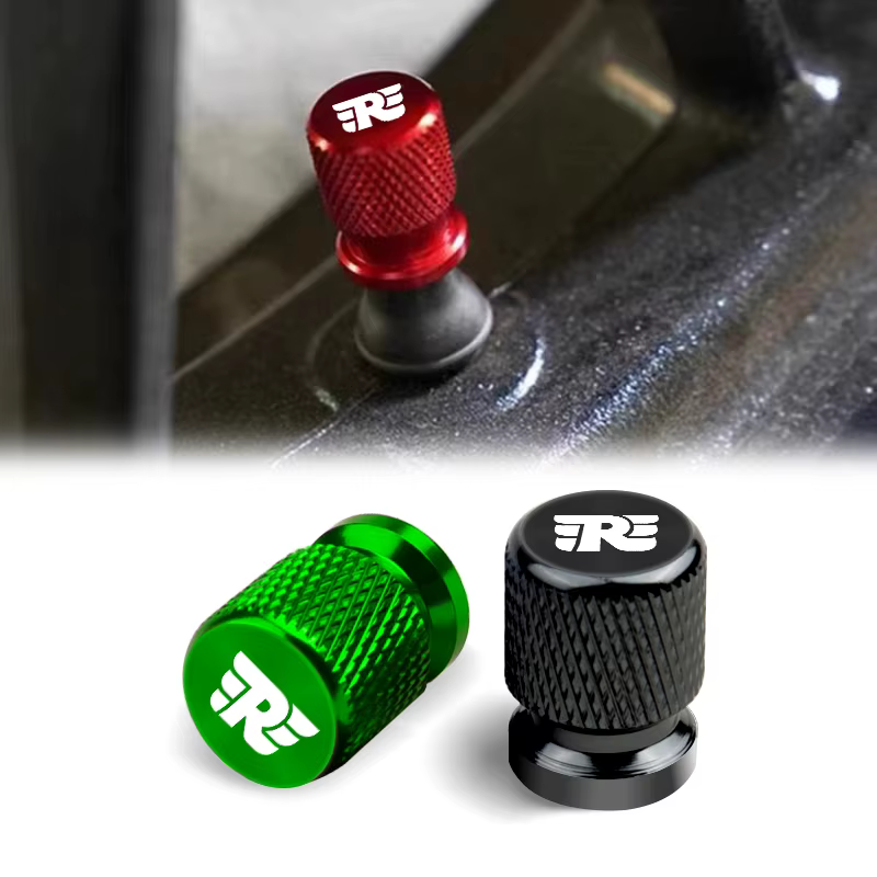 Bouchons de couvercle de tige de Valve de pneu en métal, accessoires de moto pour Royal Enfield Bullet Meteor Classic 350 500, 2 pièces