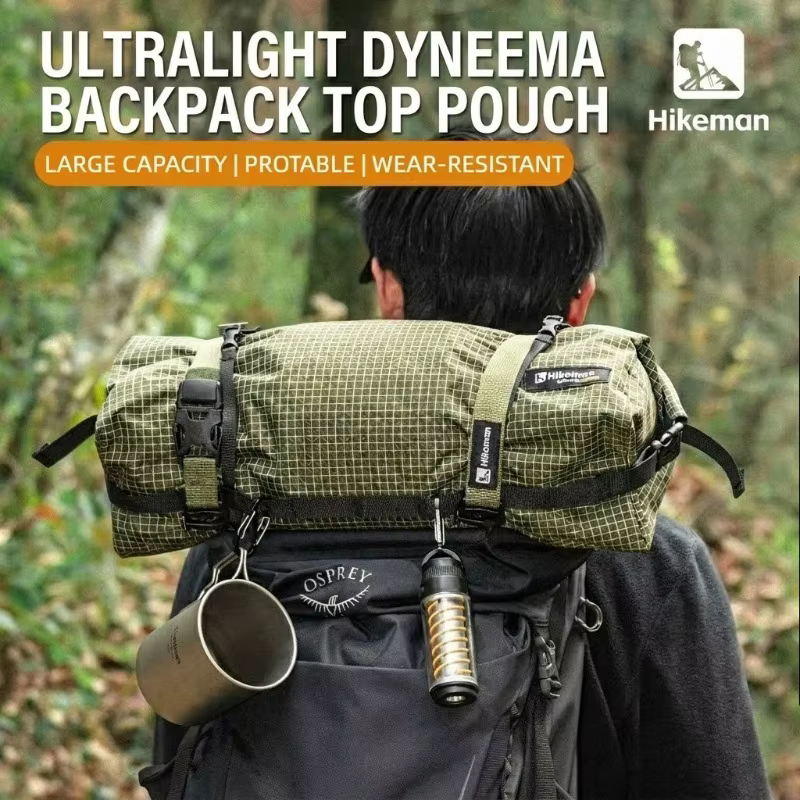 Sac à dos ultraléger en Dyneema avec couvercle supérieur