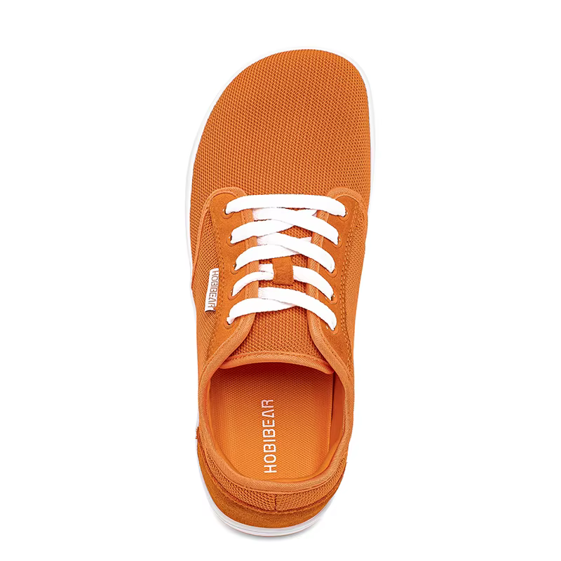 HOBIBEAR chaussures pieds nus minimalistes unisexe bout large zéro chute baskets de marche maille