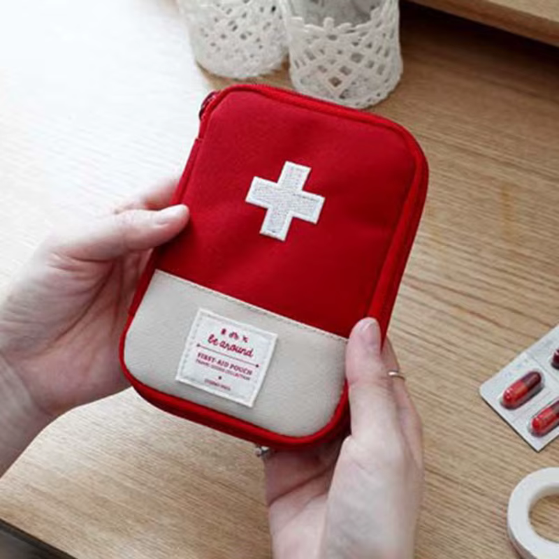 Mini sac à médicaments de voyage-Kit de premiers secours d'urgence Portable pour Camping en plein air