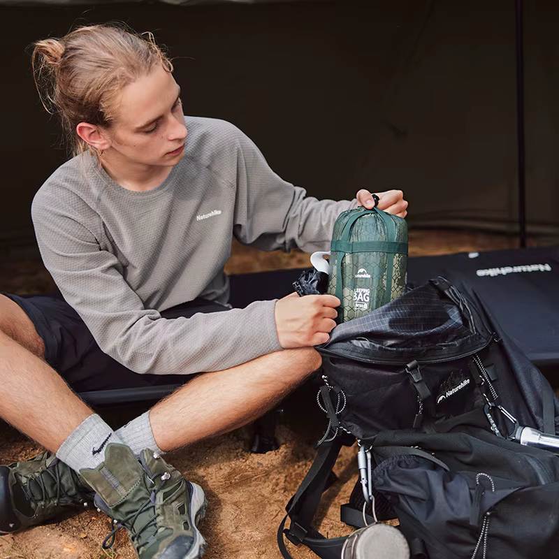 Natureifa-Sac de couchage en coton épissure ultraléger