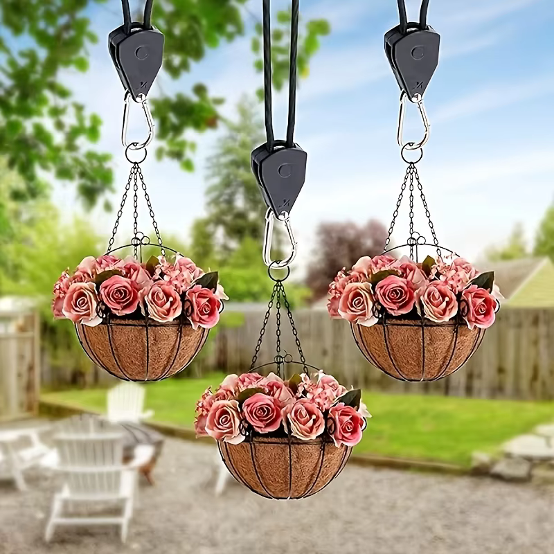 Clip de corde à cliquet robuste - Accessoire de tente pour levage sécurisé