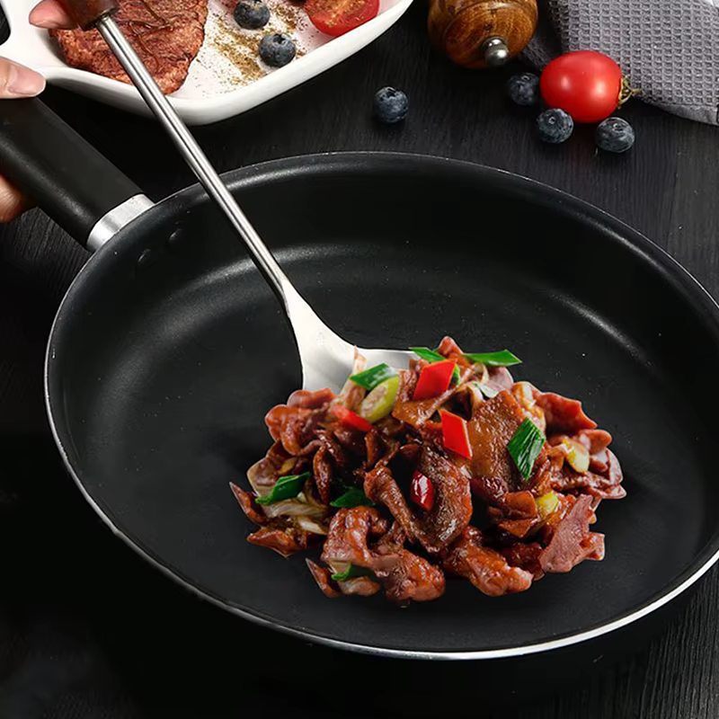 Wok spatule fer et louche ensemble d'outils ustensiles de cuisine spatule pour équipement de cuisine en acier inoxydable accessoires de cuisine essentiels