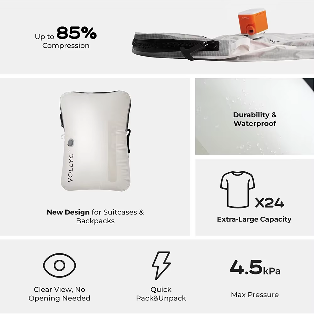 FLEXTAIL X VOLLYC EZYPACK - Sac de conservation sous vide 25 L