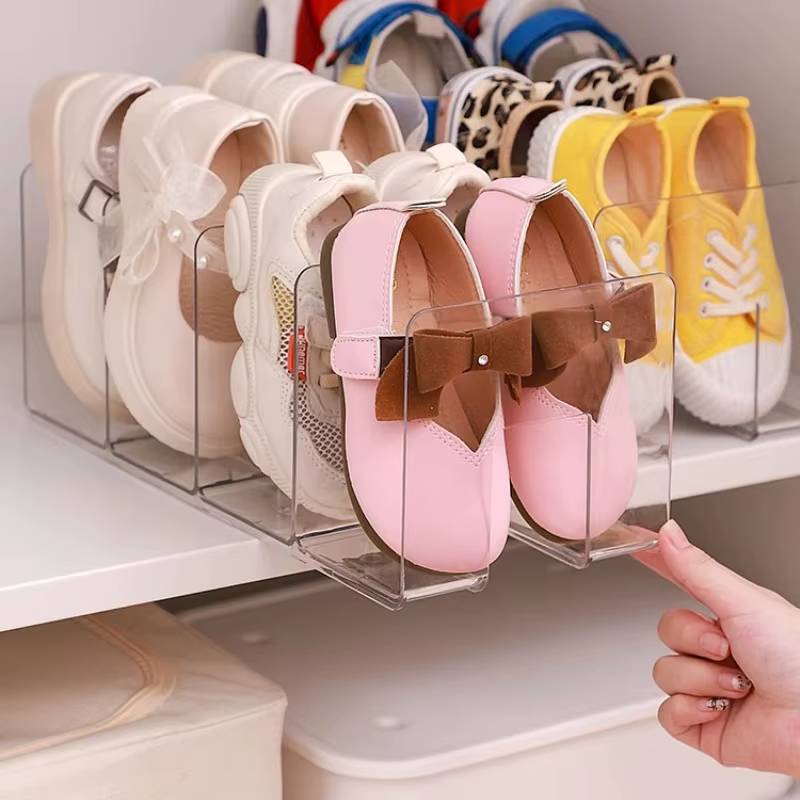 Étagère à chaussures pour bébé, étagère à chaussures, boîte en acrylique, armoire à chaussures pour bébé, boîte à chaussures pour enfants, armoire de grande capacité pour économiser de l'espace