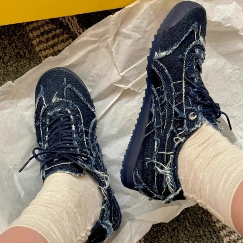 2025 hommes et femmes classique toile chaussure rétro Cowboy à lacets chaussures plates pour homme mode rue voyage confort espadrilles décontractées