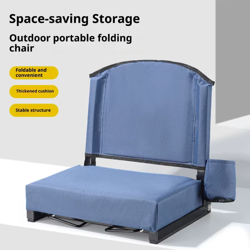 Siège stade Portable, facile à transporter, avec poignée ergonomique, chaise pliable colorée solide pour transport sans