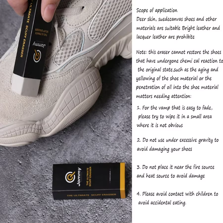 Gomme à chaussures brosse bloc de caoutchouc Super propre nettoyage de chaussures gomme daim peau de mouton mat chaussures soin cuir nettoyant baskets soin