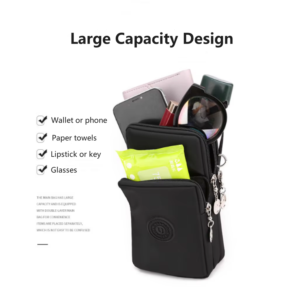 Nouveau sac pour téléphone portable grande capacité multi-fonctionnel mode Simple épaule petit sac
