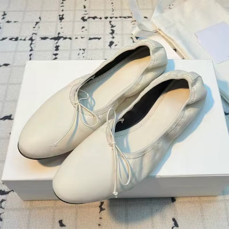 Classiques ballerines chaussures femmes daim cuir papillon-noeud confort mocassins bout rond décontracté en plein air chaussures de marche femme