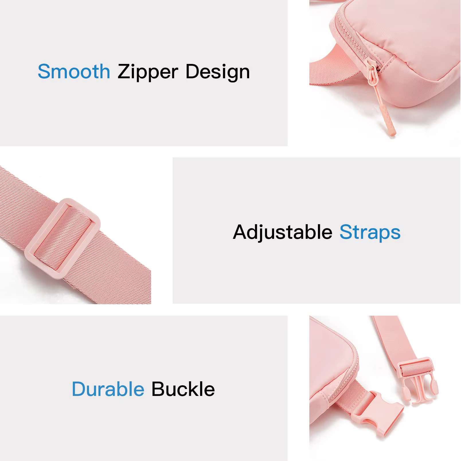 Sac banane pour femmes et hommes, sac de taille étanche du même Style, réglable, bandoulière pour Sports de plein air, support pour téléphone portable