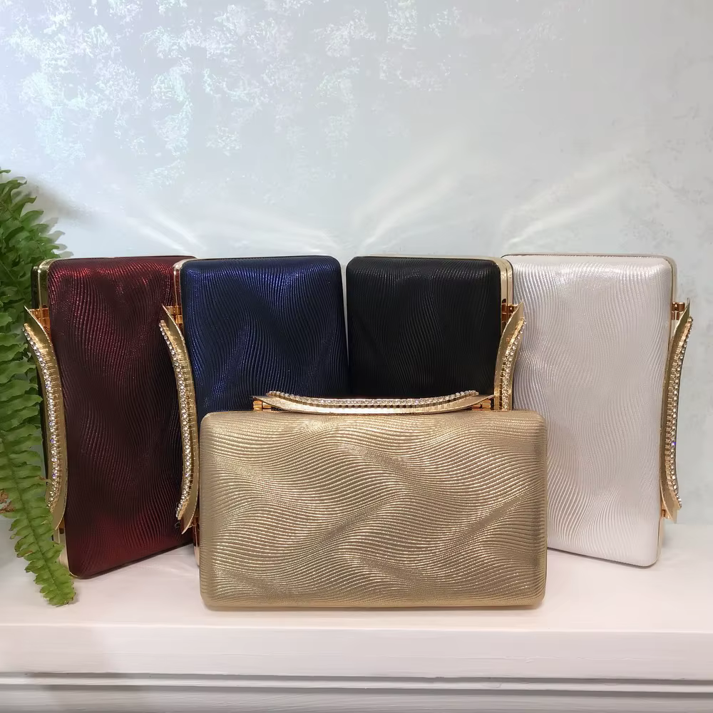 Pochettes de soirée élégantes pour femmes, sac à main vert pour mère de mariée/marié, sac carré à surface structurée en biscuits, à la mode