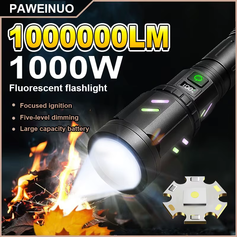 Lampe torche LED la plus puissante de 2025 – Allumage concentré
