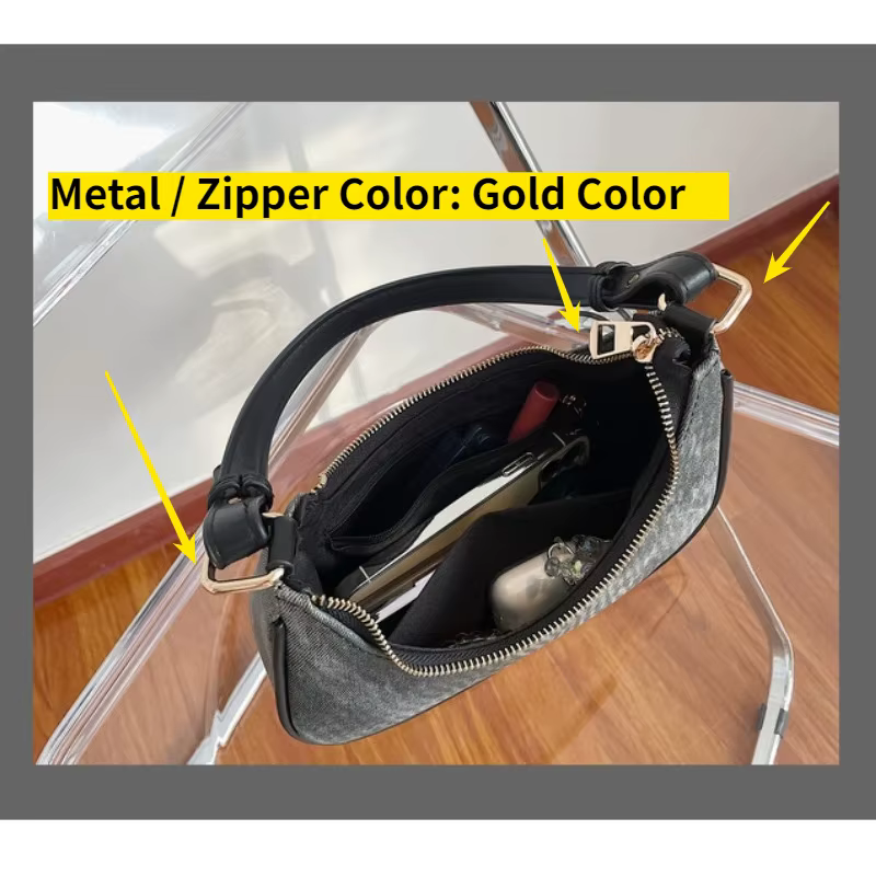Sac à main en cuir PU gris pour femme