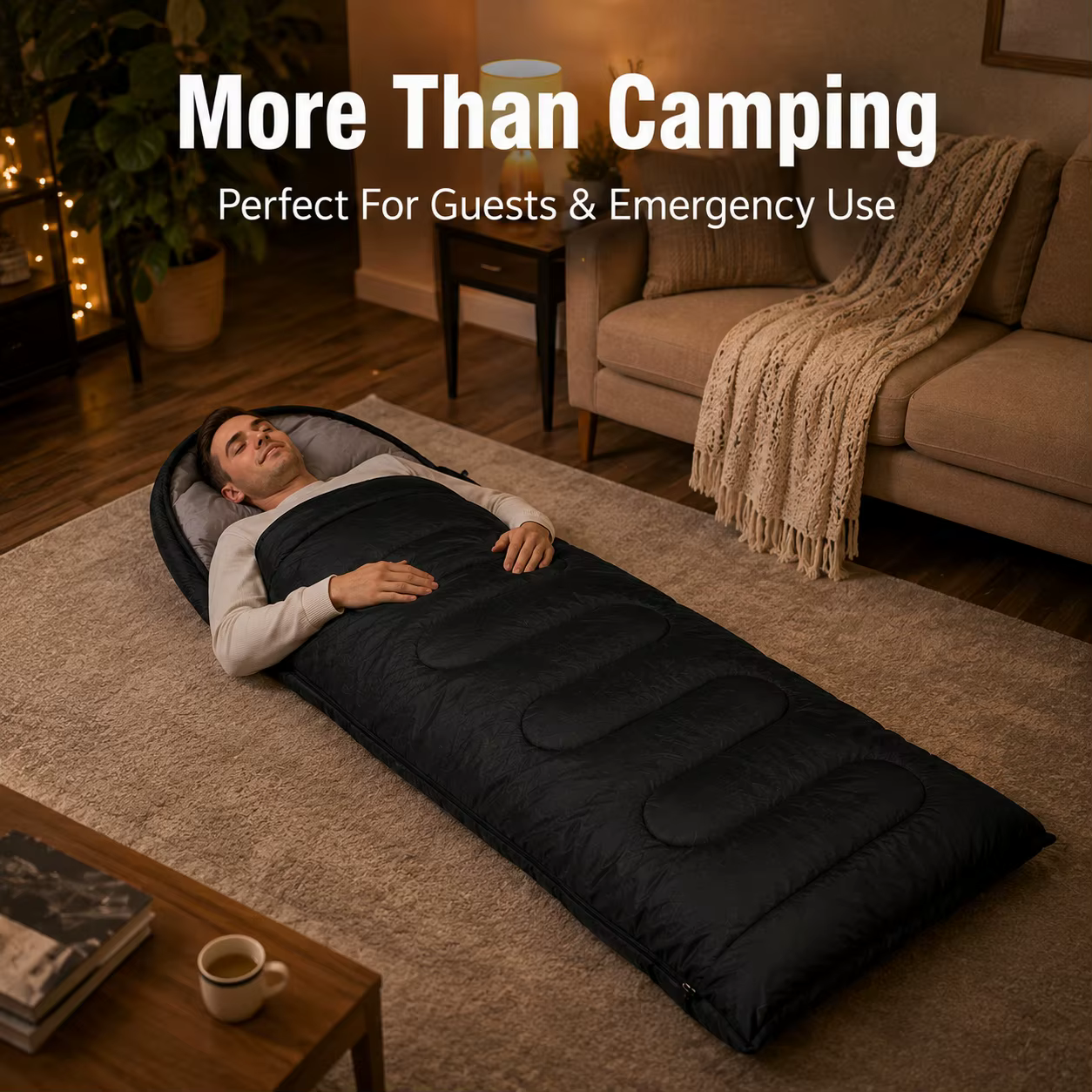 Sac de couchage portable pour l'extérieur
